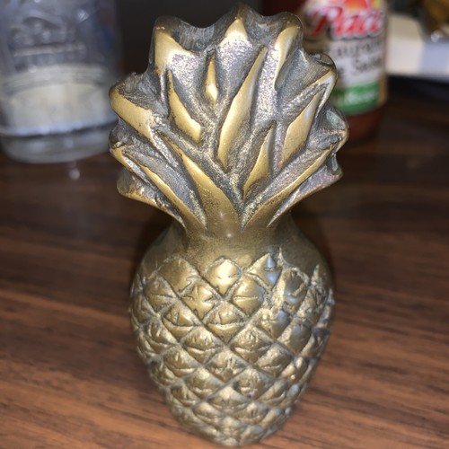 Vintage brass pineapple - vintage,