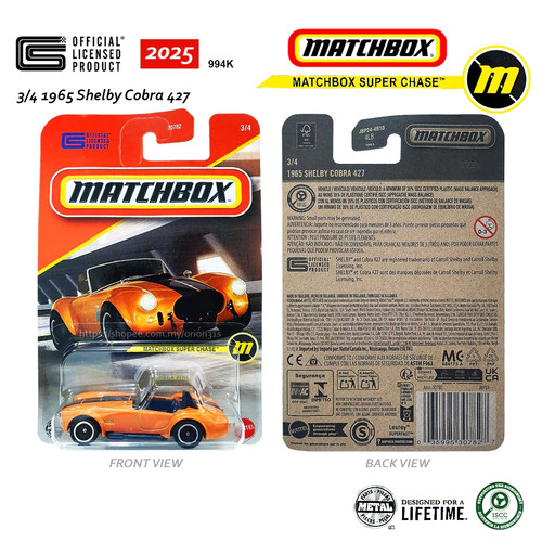 Matchbox super chase 1965 - super,