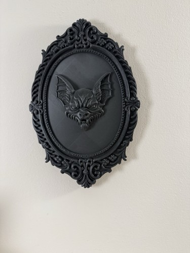 Gothic bat wall art - gothic, frame