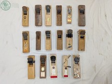 Vintage Japanese Kanna Plane Set of 17 Traditional Carpentry Woodworking Tool