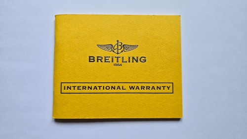 Genuine breitling warranty - genuine,