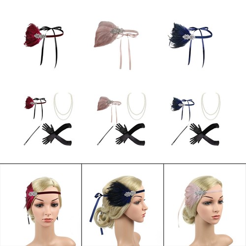 20s feather headband - 20s,