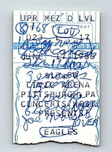 The eagles concert ticket - concert,