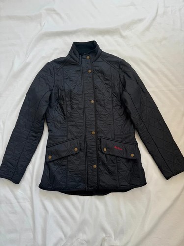 Barbour navy quilted zip - barbour,