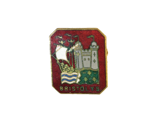 Vintage bristol enamel pin - enamel,