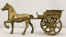 Vintage Solid Brass Horse &