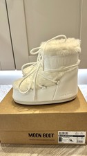 Moon Boot Icon Low White Faux