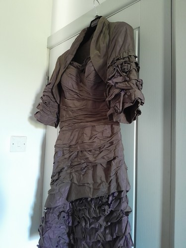 Ian stuart aubergine dress - ian, 10