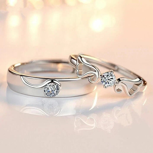 925 sterling silver angel - silver, wing