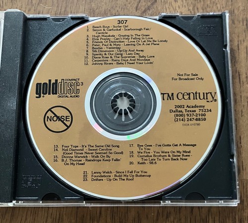 Century gold disc 307 - disc, cd