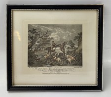 Hand Colored Framed Engraving