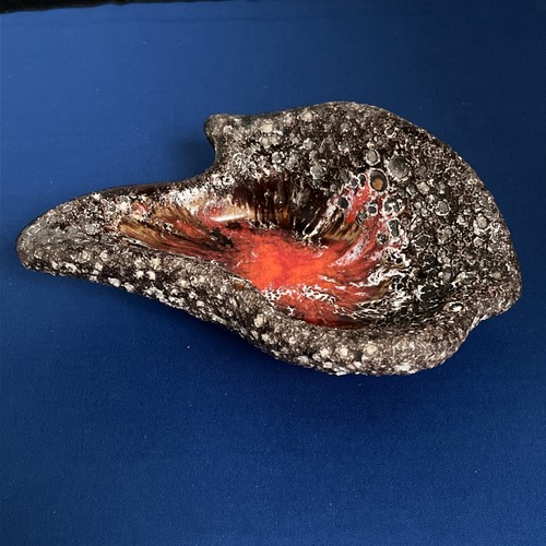Vintage lava pottery trinket - pottery,