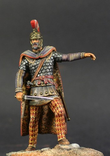 Officer persian army 54mm - officer,