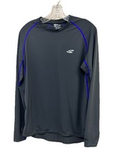 Stohlquist Mens Rashguard Gray Water Wear Long Sleeve UPF 50+ Long Sleeve Shirt