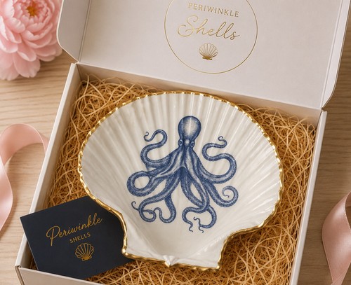 Octopus trinket dish - trinket,