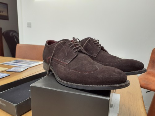 Loake victor brown suede size - suede,