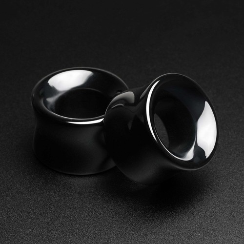 Jet black glass - glass, flare