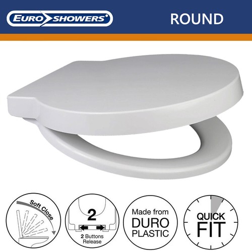 Euroshowers round toilet seat - toilet,