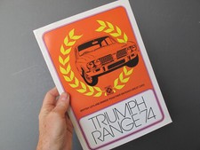 TRIUMPH RANGE Car Sales