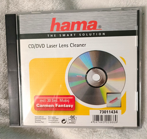 Hama dvd laser lens cleaner - cd/dvd,