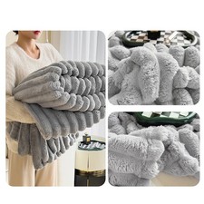 Fluffy Fleece Blanket for Bed