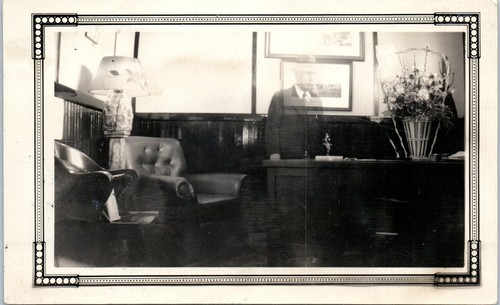 1930s office interior leather - office,
