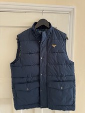 MEN's BARBOUR BEDALE PUFFER GILET - DARK NAVY Size MEDIUM
