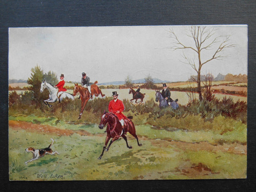 Rowlandson fox hunting - d,