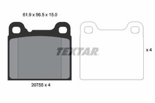 2075506 BRAKE PAD SET, DISC