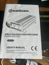  KRIËGER 1500 Watts Power