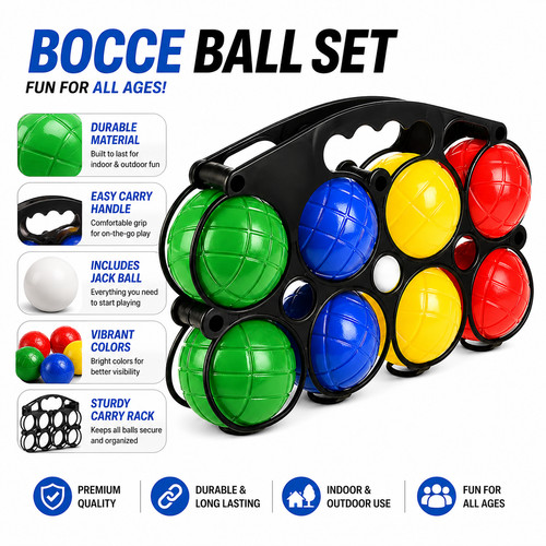 8pc french boules - 8pc, petanque