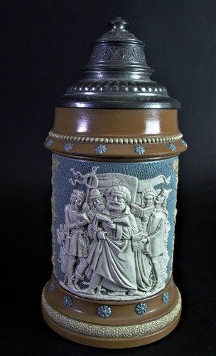 Antique beer stein singer - antique,