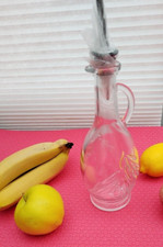 Olive Oil Vinegar Pourer Bottle-Glass 50cl-Great for Chilli Oil-Clear-REFBROCCA2