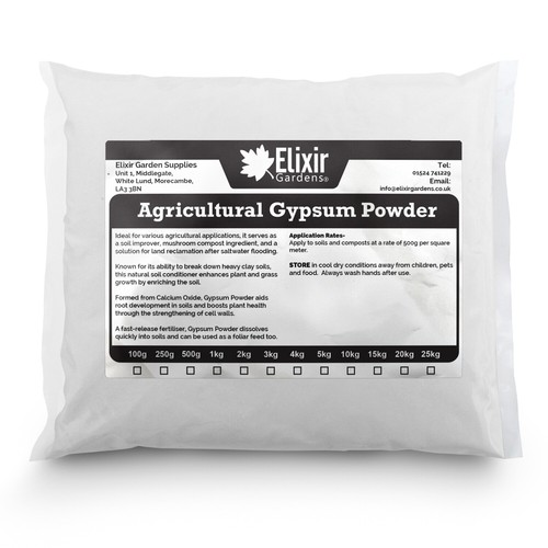 Gypsum powder calcium - gypsum,