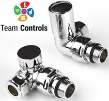 CHROME CORNER TOWEL RAIL