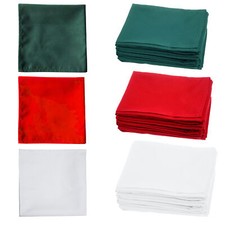 1-100x Napkins for Hotel Home Party Table Linen Christmas Red Green Serviettes