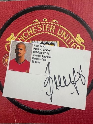 Juan sebastian veron signed - juan,
