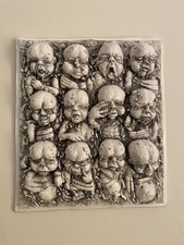 Giger style wall plaque 25cms