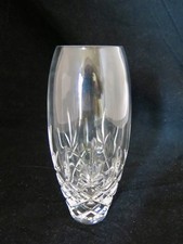 ROYAL DOULTON CRYSTAL DORCHESTER GLASS VASE 18 CM 7 IN HAND CUT AND BLOWN