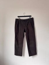 Rota Trousers in Dark Taupe Brush Cotton Stretch, 37