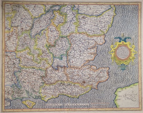 Antique map england - antique, s.e.