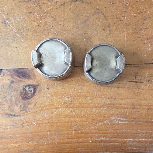 Vintage military brass plain - vintage, 2