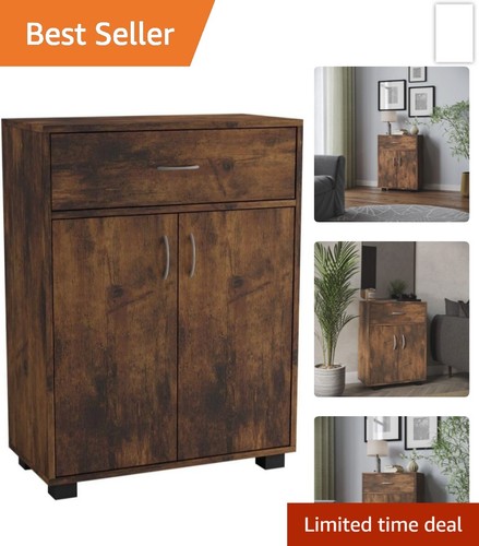 Wooden storage cabinet rustic - wooden,