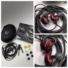 New Genuine Shure SE535 In-Ear Sound Isolating Earphones Headphones Red