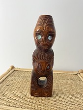 Hand Carved Maori Wood New