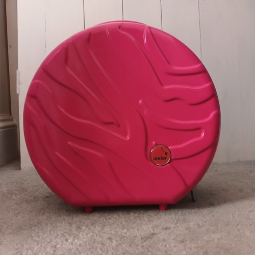 Girls antler round pink zebra - girls,