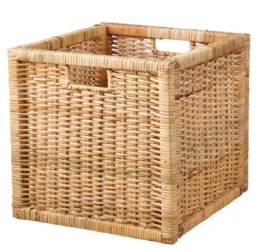 Wicker storage basket - storage,