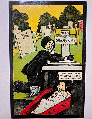 Souvenir post card inter war - post,