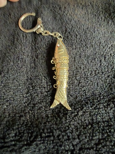 Vintage articulated fish - vintage,