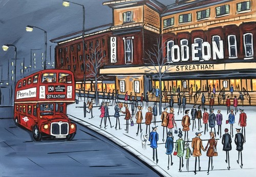 Print streatham odeon - a4,